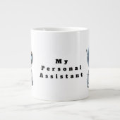 Cute AI Robot Coffee Mug - Tech Inspired Future Bu ジャンボコーヒーマグカップ (正面)