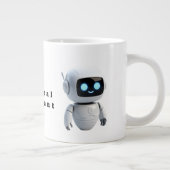 Cute AI Robot Coffee Mug - Tech Inspired Future Bu ジャンボコーヒーマグカップ (右)