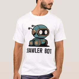 Cute AI Robot & Futuristic Tech Design Tシャツ
