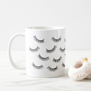 Cute Ailash Extensions Lashes化粧ラバー コーヒーマグカップ