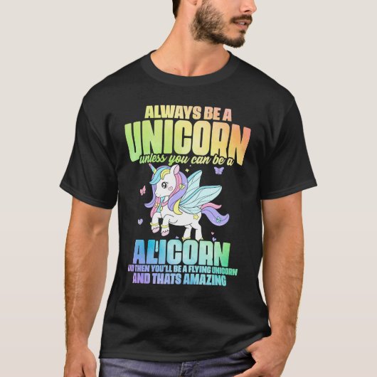 Cute Alicorn Magical Unicorn Fantasy Legendary Cre Tシャツ (正面)