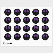 Cute Alien Eyes Halloween Party Favor Sticker ラウンドシール (シート)