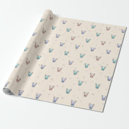 Cute Alien Wrapping Paper ラッピングペーパー