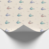 Cute Alien Wrapping Paper ラッピングペーパー (角)