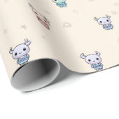 Cute Alien Wrapping Paper ラッピングペーパー (ロールコーナー)