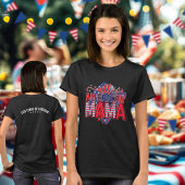 Cute All American Mama 250 Years Of Freedom Tシャツ