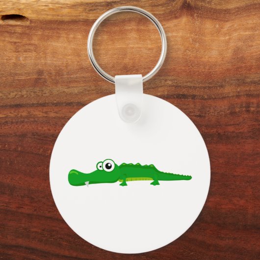 Cute alligator キーホルダー (正面)