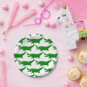  Cute Alligator Drawing ペーパープレート (パーティー)