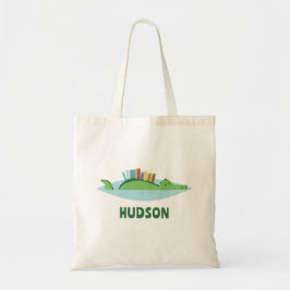 Cute Alligator Library Tote Bag トートバッグ