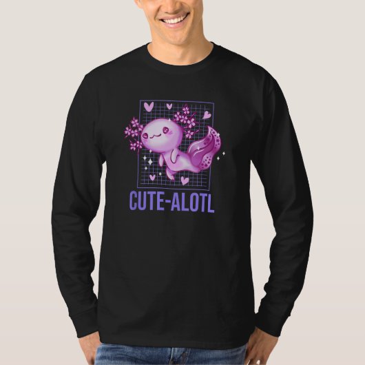 Cute Alotl Axolotl Humor Salamander Amphibians Tシャツ (正面)