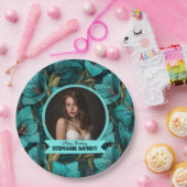 Cute Amaryllis Surprise Birthday Gift For Her ペーパープレート (パーティー)