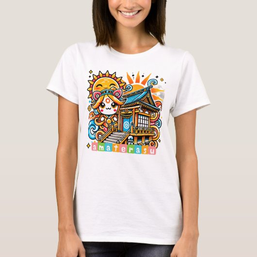 Cute amaterasu tシャツ (正面)