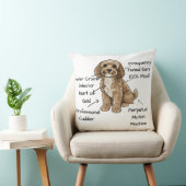 Cute Anatomy of a Cockapoo Dog Lover Gift クッション (椅子)