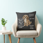 Cute Anatomy of a Cockapoo Dog Lover Gift クッション (椅子)