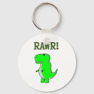 Cute and Angry T-Rex RAWR キーホルダー