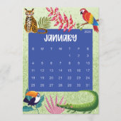 Cute and Colorful 2026 Calendar Page - January サンキューカード (正面)