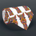 Cute and Colorful Funny Llama Tie ネクタイ<br><div class="desc">A fun, colorful and whimsical hand-drawn and painted Llama design. This colorful tie is the perfect gift for the special person or llama lover in your life or for yourself. I hope it makes you happy . . . that is my goal and passion! ♥ You can be creative and...</div>