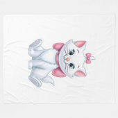 cute and comfy blanket フリースブランケット (正面(横))