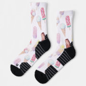 Cute and cool character children's sock designs ソックス (左)