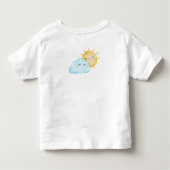 Cute and cool character children's t-shirt designs トドラーTシャツ (裏面)