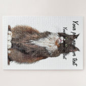 Cute and Cool, Maine Coon Cat ジグソーパズル (横)