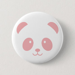 Cute and Cuddly Pink Panda Pin Button 缶バッジ