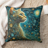 cute and fantatick Throw Pillow クッション (ブランケット)