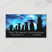 Cute and Fun House Pet and Livestock House Sitting 名刺 (正面)