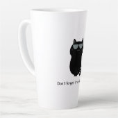 Cute and Funny Cat カフェラテマグ (左アングル)