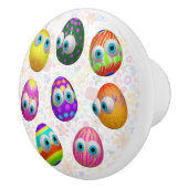 Cute and Funny Easter Eggs Cartoon セラミックノブ (右)