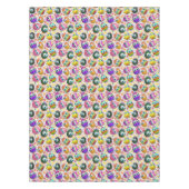 Cute and Funny Easter Eggs Cartoon テーブルクロス (正面)