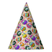 Cute and Funny Easter Eggs Cartoon パーティーハット (左)