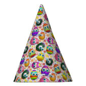 Cute and Funny Easter Eggs Cartoon パーティーハット (右)