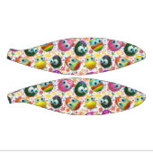 Cute and Funny Easter Eggs Cartoon ミニバスケットボール (パネル)