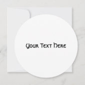 Cute and Funny Easter Eggs Cartoon 招待状 (裏面)