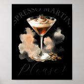 Cute And Funny Espresso Martini  ポスター (正面)