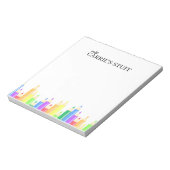 Cute and Personalized Teacher  ノートパッド (回転)