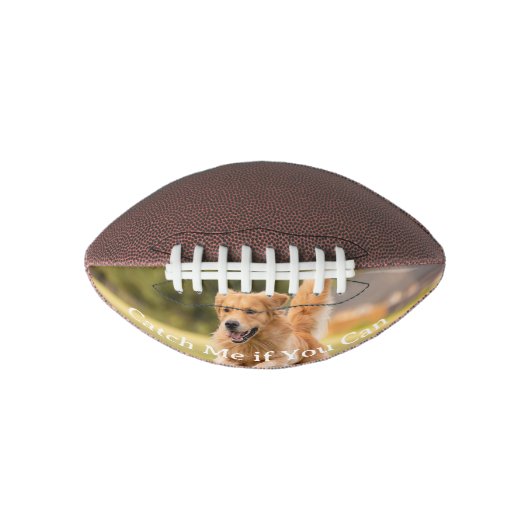 Cute and Playful Dog Design Football アメリカンフットボール (正面)
