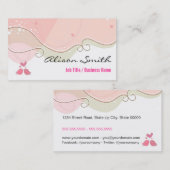 Cute and Romantic Business Card 名刺 (正面/裏面)