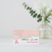 Cute and Romantic Business Card 名刺 (スタンド正面)