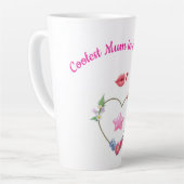 Cute and Simple Mom's カフェラテマグ (左アングル)