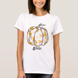 Cute and Spooky Orange Jack-O’-Lantern Tシャツ