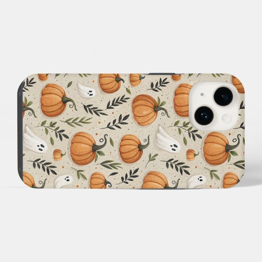 Cute And Spooky Phone Cover For Fall iPhoneケース (裏面横)