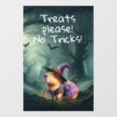 Cute and Witchy Halloween Capybara  ウィンドウサイン (シート)