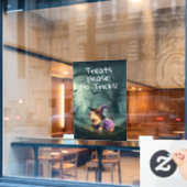 Cute and Witchy Halloween Capybara  ウィンドウサイン (カフェ窓)