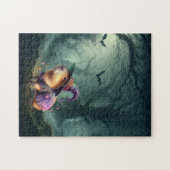 Cute and Witchy Halloween Capybara  ジグソーパズル (横)