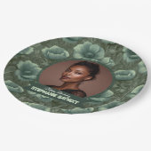 Cute Anemones 5Th Birthday Unique ペーパープレート (アングル)