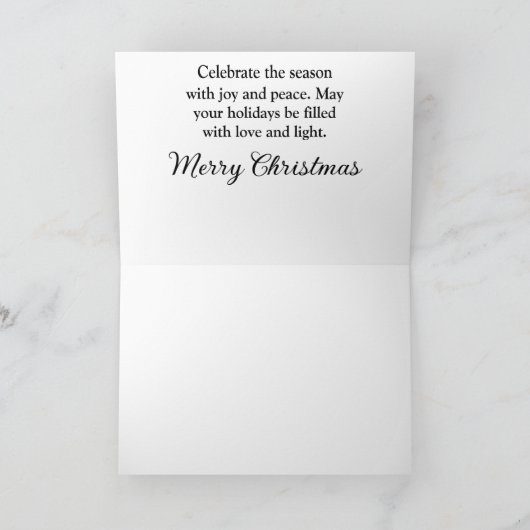 Cute Angel Sleeping on a Fluffy Cloud シーズンカード (内部)