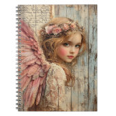 Cute Angel Spiral Notebook ノートブック (正面)