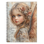 Cute Angel Spiral Notebook ノートブック (正面)